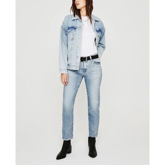 AG-ED Denim Ex-Boyfriend Slouchy Slim Jeans in 20 Years Vitalogy Size 32 / $225 - Picture 1 of 6